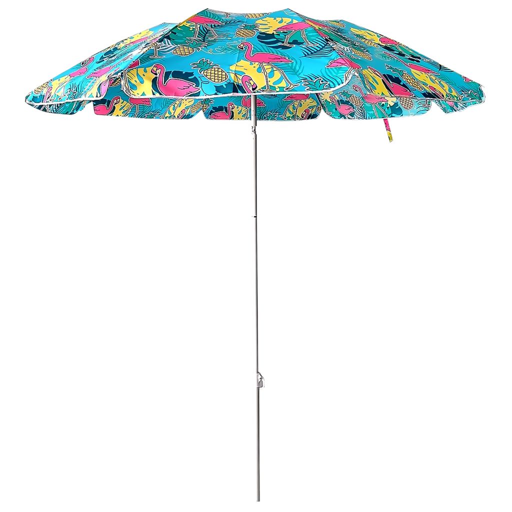 Зонт Actiwell пляжный Тропики усиленный регулируемый 180 см 450 г