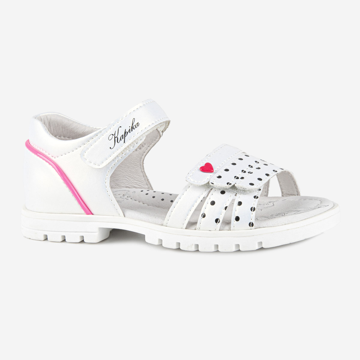 

Сандалии Kapika 32811п, белый-фуксия, 29, Белый;розовый, 32811п
