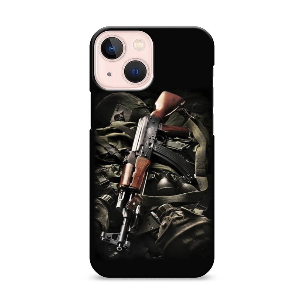 

Пластиковый чехол "Автомат" на Apple iPhone 13 mini, 14120-4