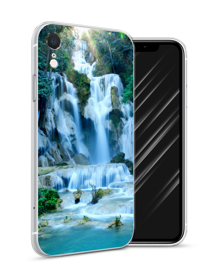 

Чехол Awog на Apple iPhone XR (10R) / Айфон XR (10R) "Водопад 8", Разноцветный, 12050-4