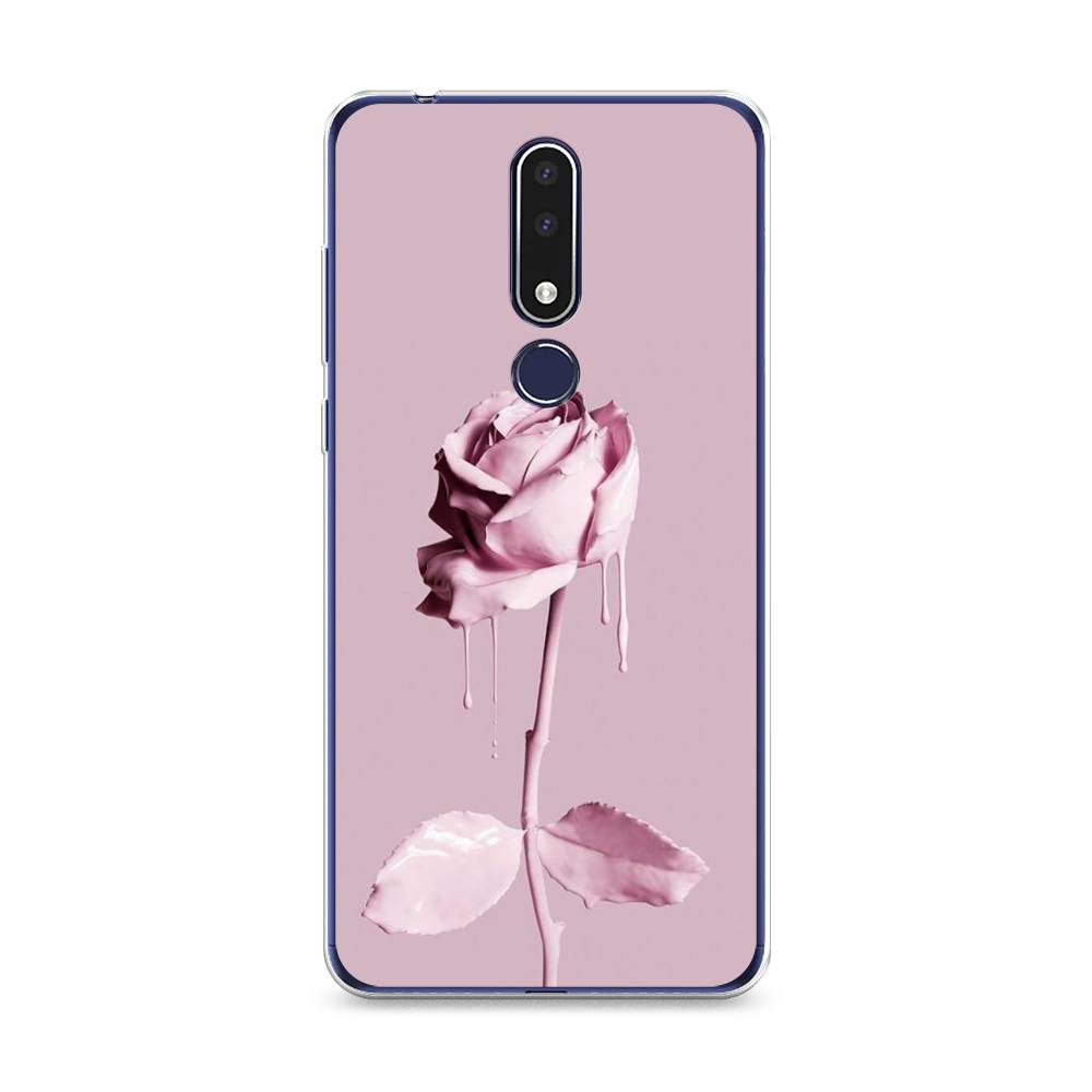 

Чехол Awog на Nokia 3.1 Plus / Нокиа 3.1 Plus "Роза в краске", Белый;розовый, 122850-8