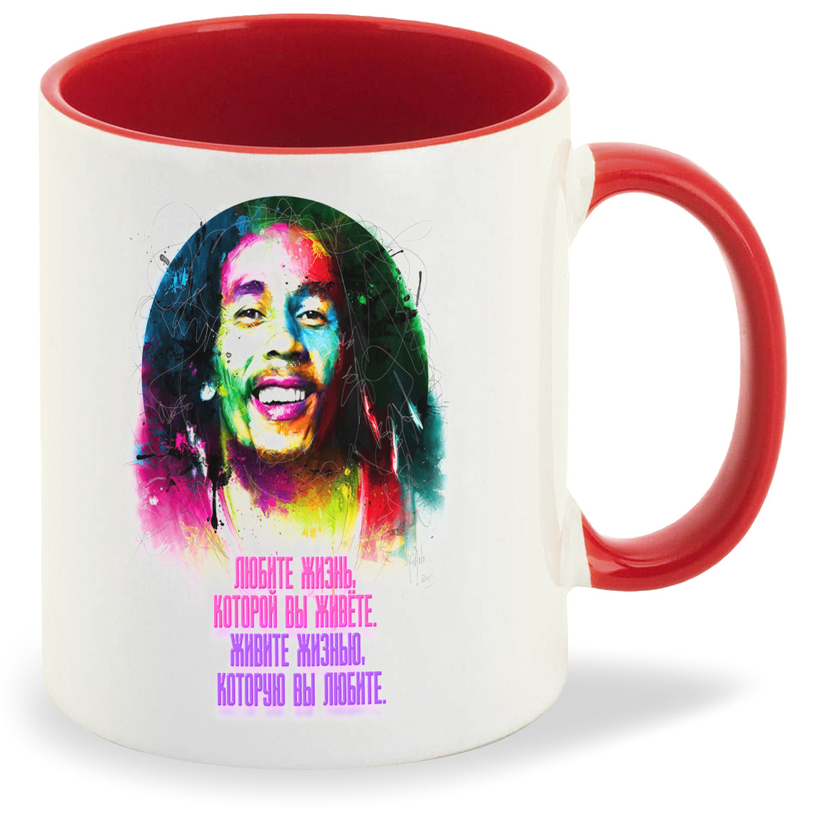 

Кружка CoolPodarok Легенда Bob Marley, Легенда Bob Marley