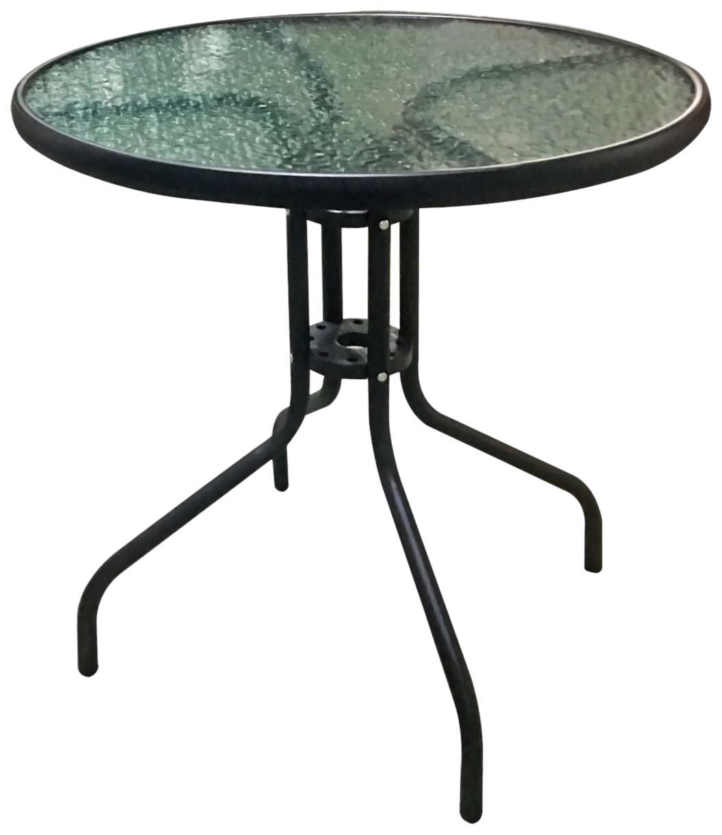 Стол для дачи Giardino Club CD075 black 75x75x70 см