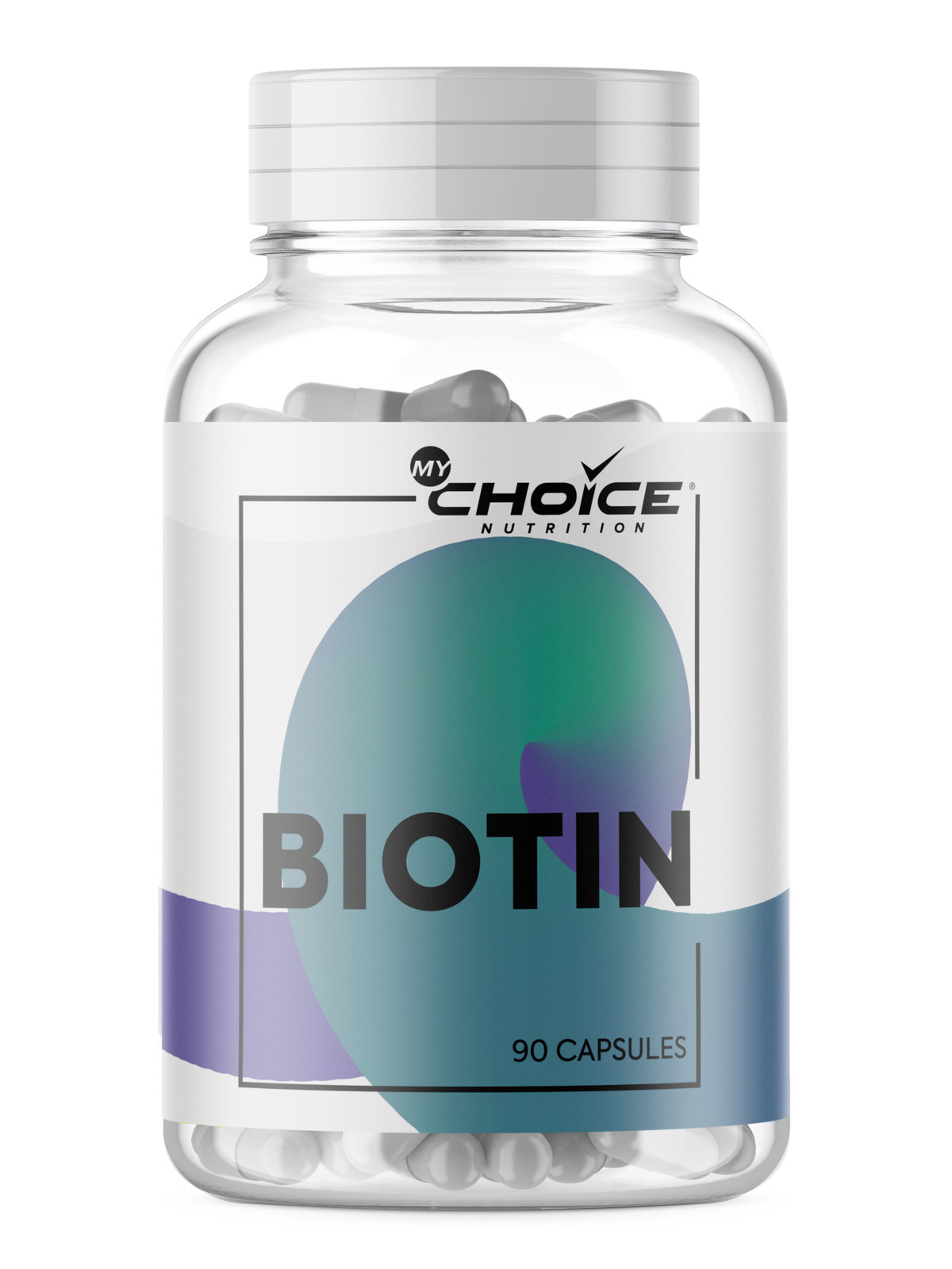 фото Биотин mychoice nutrition biotin 150 mcg 90 капсул