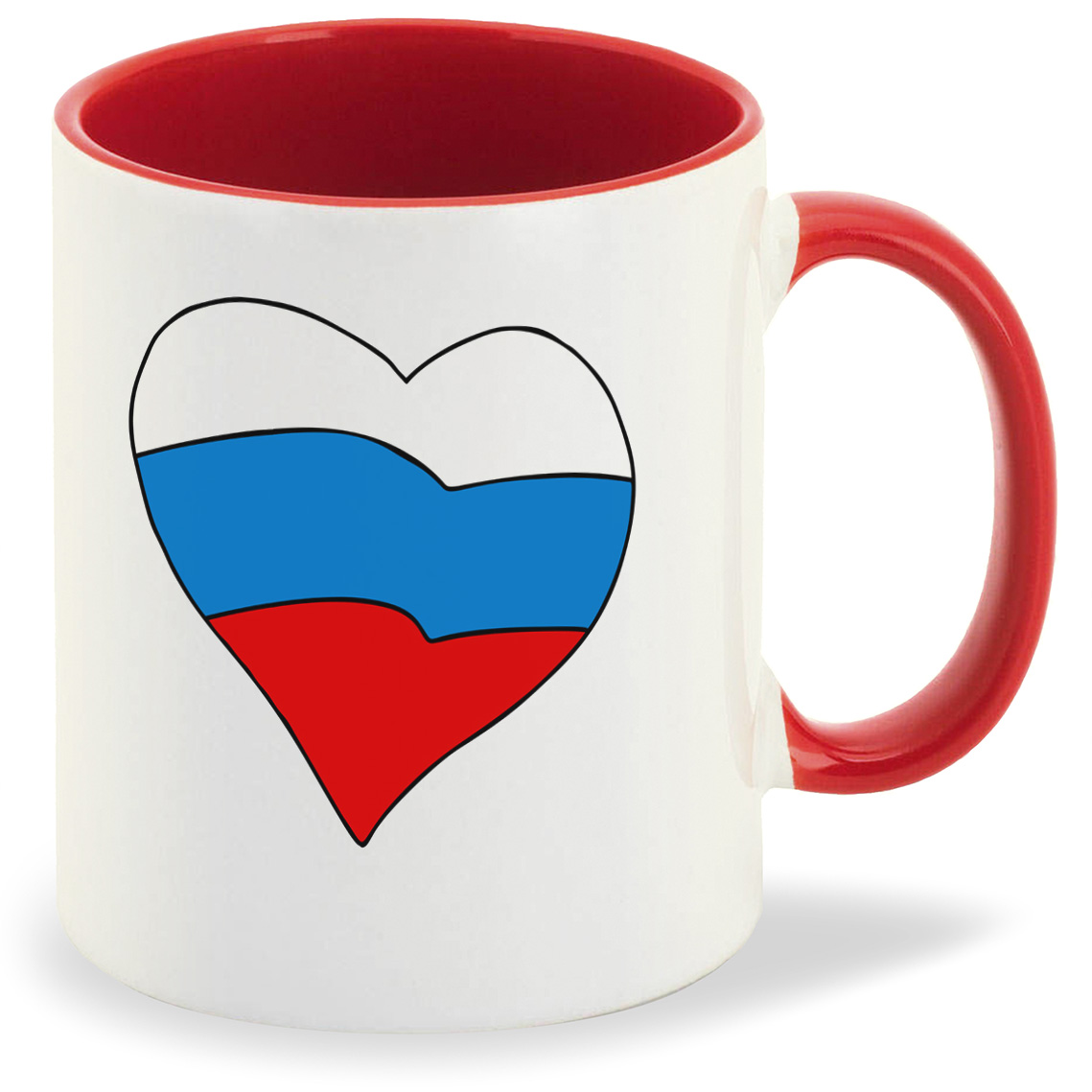 

Кружка CoolPodarok Илюстрация. Флаг России, Илюстрация. Флаг России
