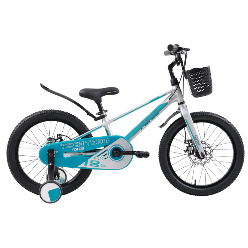 Детский велосипед Tech Team Forca серый/синий магниевый сплав NN012554
