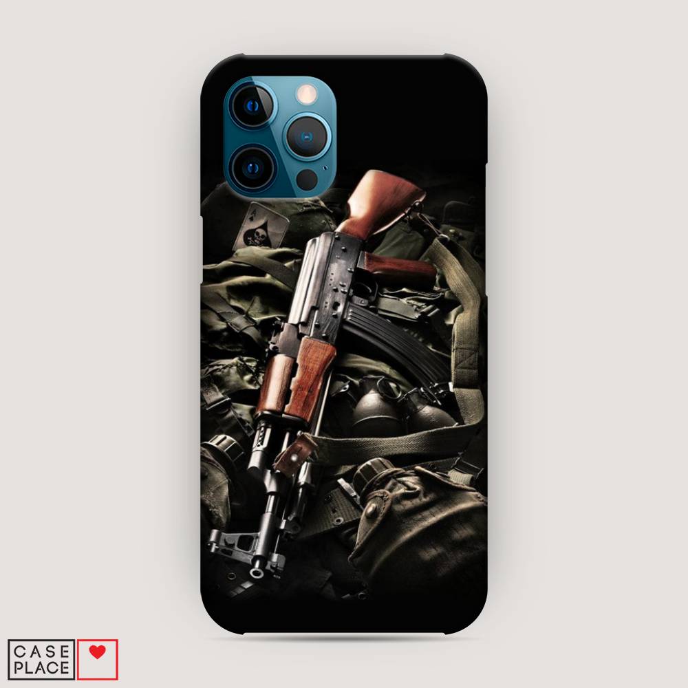 

Пластиковый чехол "Автомат" на Apple iPhone 12 Pro Max, 12720-4