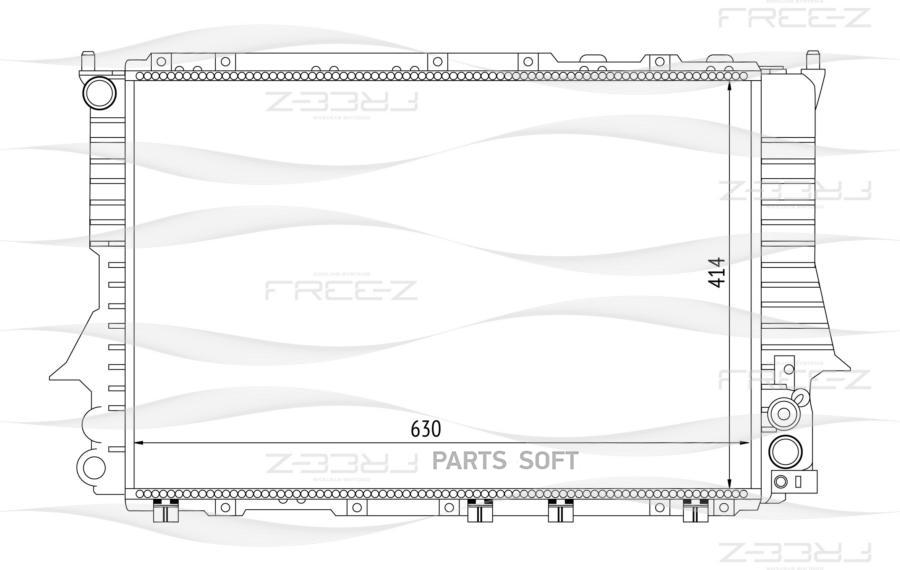 

Радиатор охлаждения FREE-Z KK0112