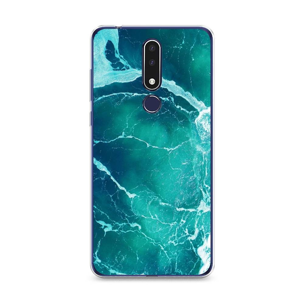 

Чехол Awog на Nokia 3.1 Plus / Нокиа 3.1 Plus "Изумрудный океан", Голубой;синий, 122850-4