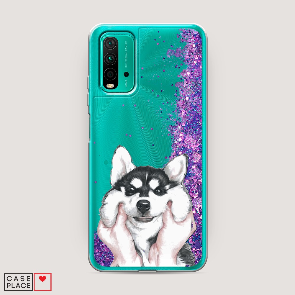 

Чехол Awog на Xiaomi Redmi 9T "Щечки хаски", Разноцветный, 39892-1
