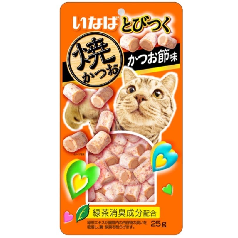 Лакомство Inaba Tobitsuku Yaki Katsuo для кошек запеченное со вкусом кацуобуси 25 г 179₽