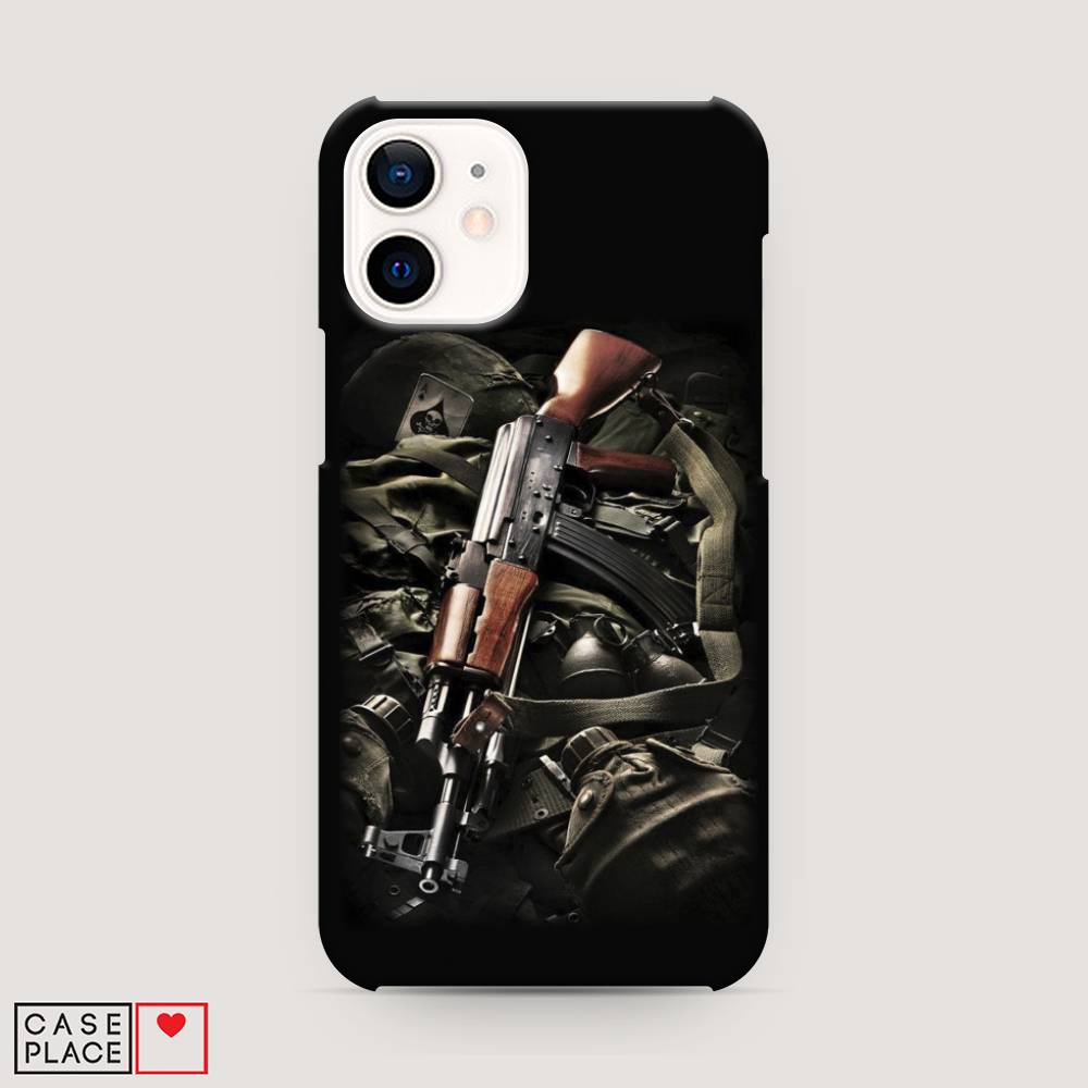 

Пластиковый чехол "Автомат" на Apple iPhone 12 mini, 12620-4