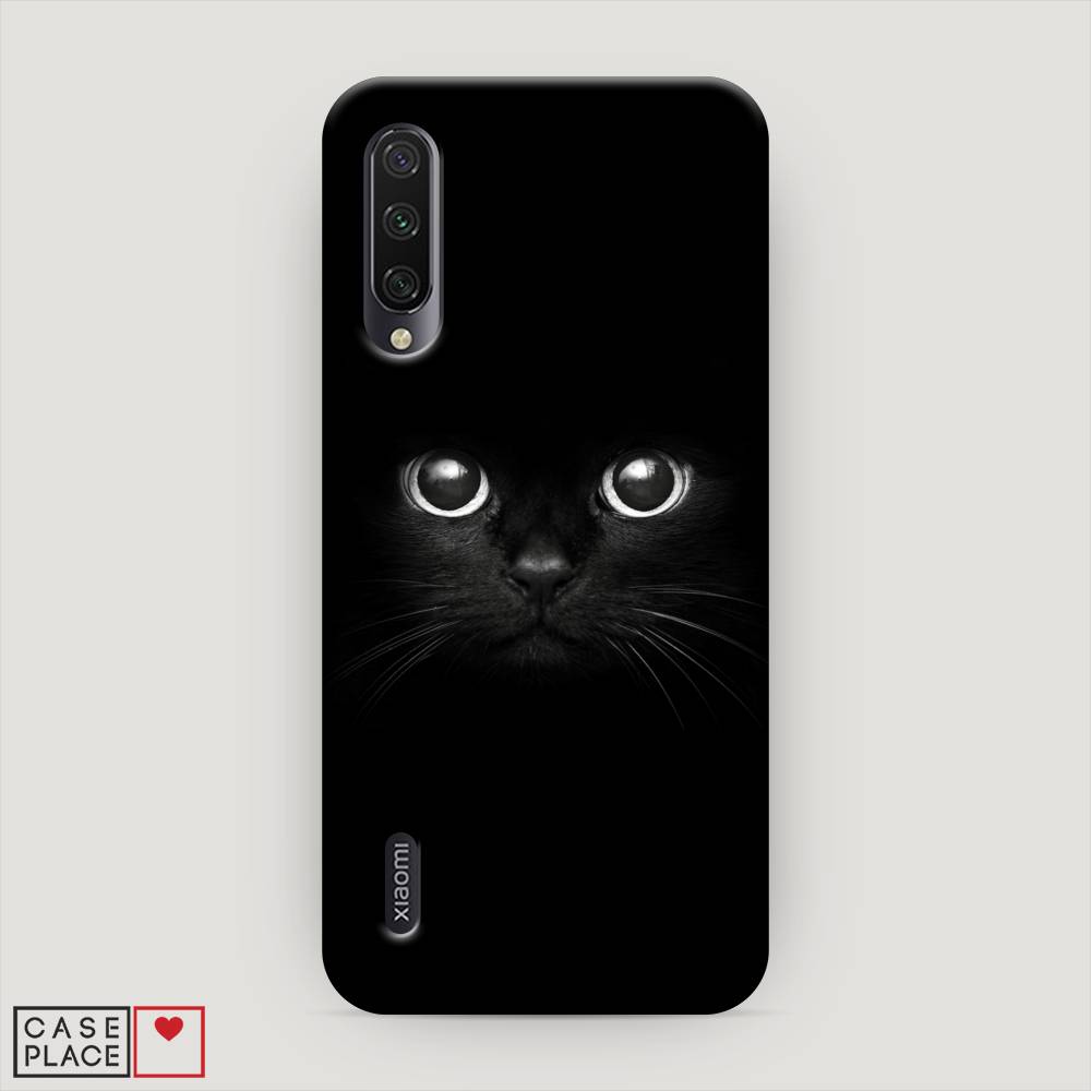 

Пластиковый чехол "Взгляд черной кошки" на Xiaomi Mi A3, 36020-1