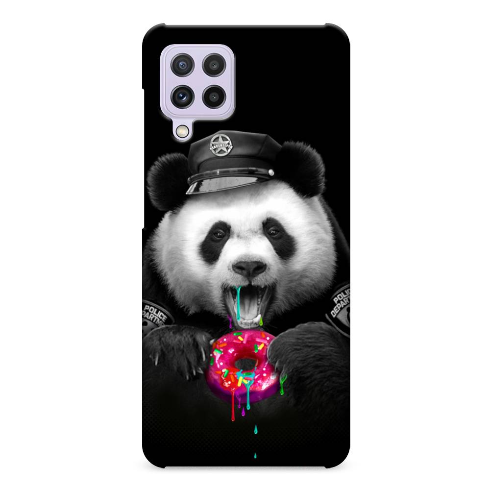 

Пластиковый чехол "Панда police" на Samsung Galaxy A22