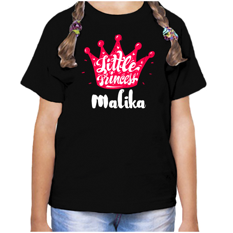 

Футболка девочке черная 28 р-р little princess малика, Черный, fdd_little_princess_Malika