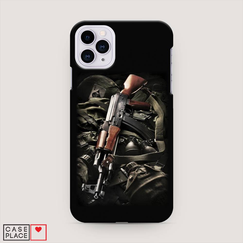 

Пластиковый чехол "Автомат" на Apple iPhone 11 Pro Max, 12220-4