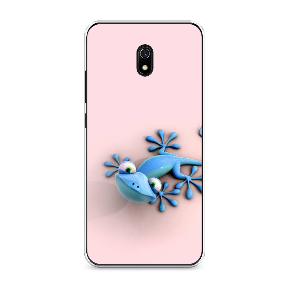 

Чехол Awog на Xiaomi Redmi 8A "Голубая ящерка", Разноцветный, 37250-2