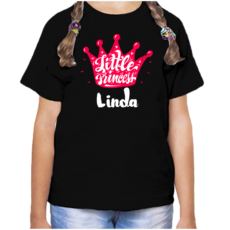 

Футболка девочке черная 30 р-р little princess линда, Черный, fdd_little_princess_Linda