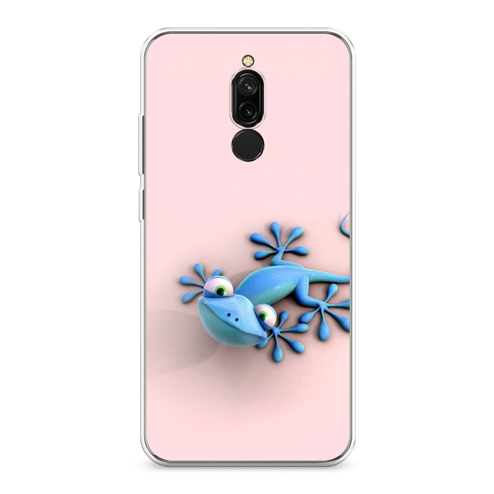 

Чехол Awog на Xiaomi Redmi 8 "Голубая ящерка", Разноцветный, 37150-2