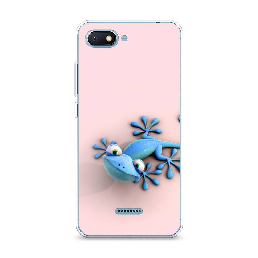 

Чехол Awog на Xiaomi Redmi 6A "Голубая ящерка", Разноцветный, 34150-2