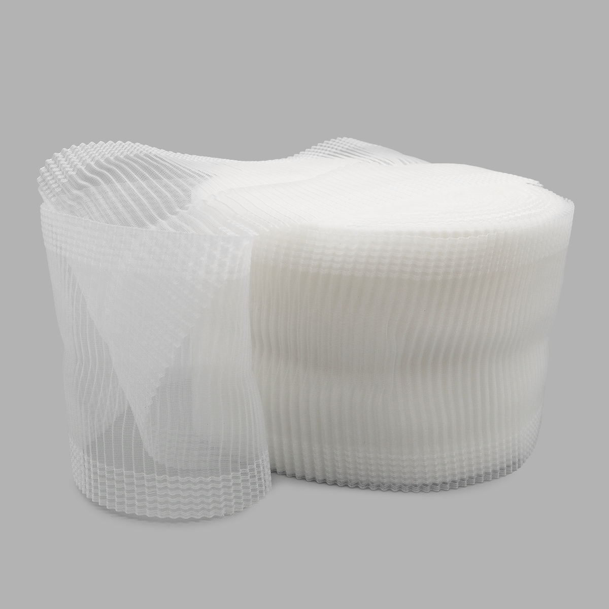 

С1692 Лента гофре, 11 см*50 м (белый), 141093