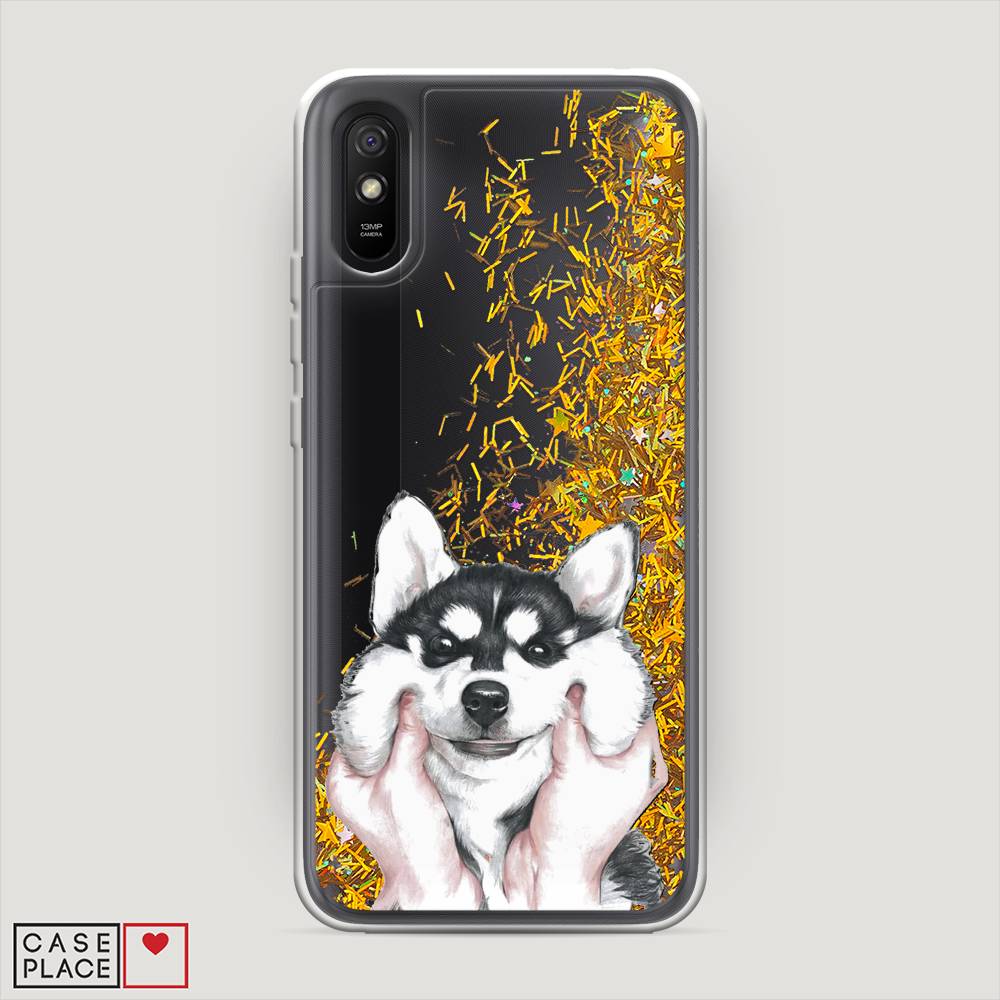 

Чехол Awog на Xiaomi Redmi 9A "Щечки хаски", Разноцветный, 38990-1