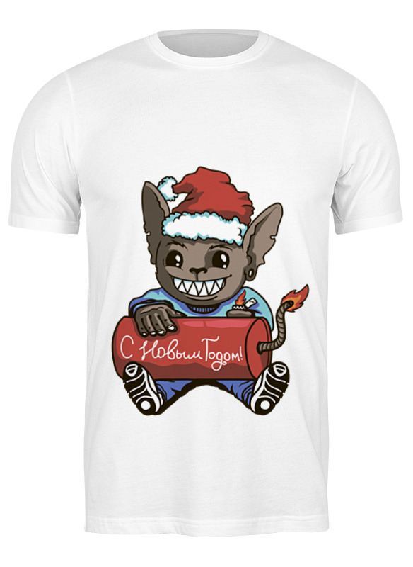 

Футболка мужская Printio new year белая M, Белый, new year