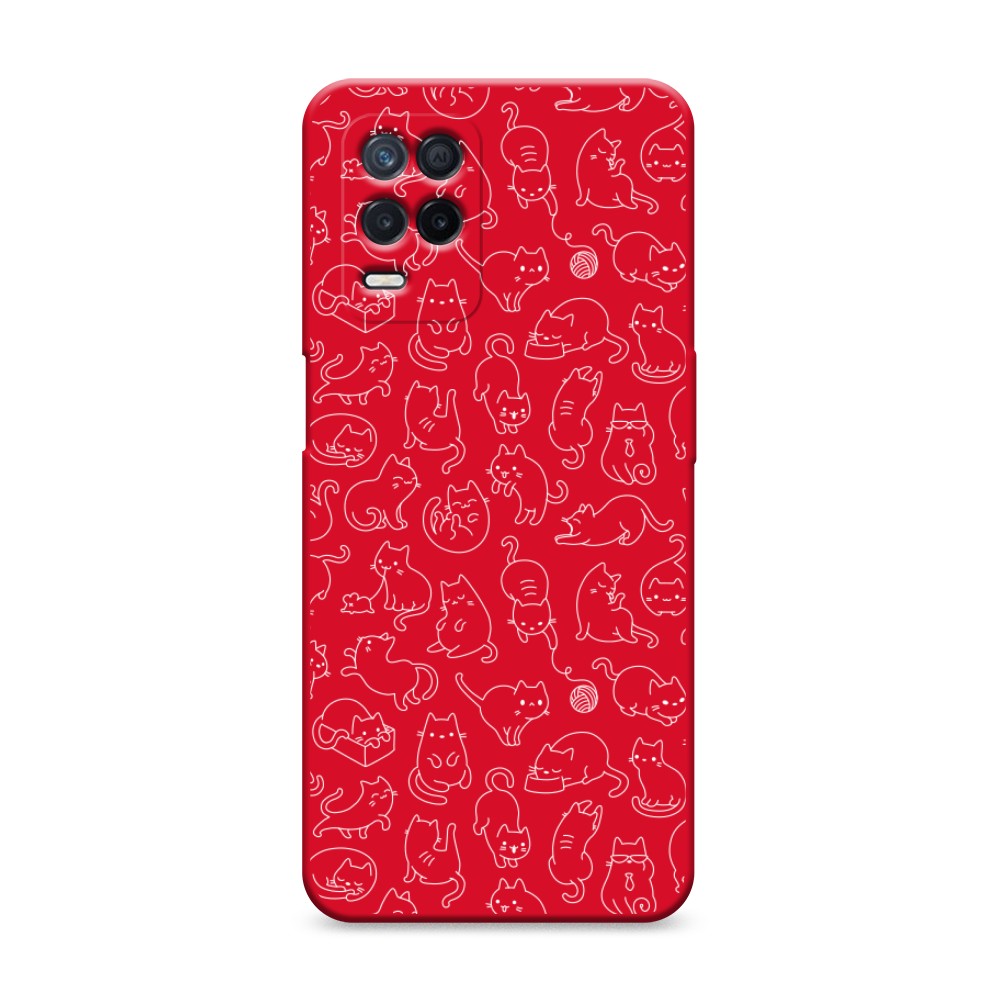 

Чехол Awog на Realme 8 5G/Narzo 30 5G "Шкодливые котики", Разноцветный, 257153-1