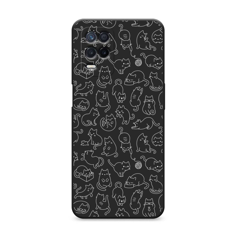 

Чехол Awog на Realme 8 5G/Narzo 30 5G "Шкодливые котики", Разноцветный, 257152-1