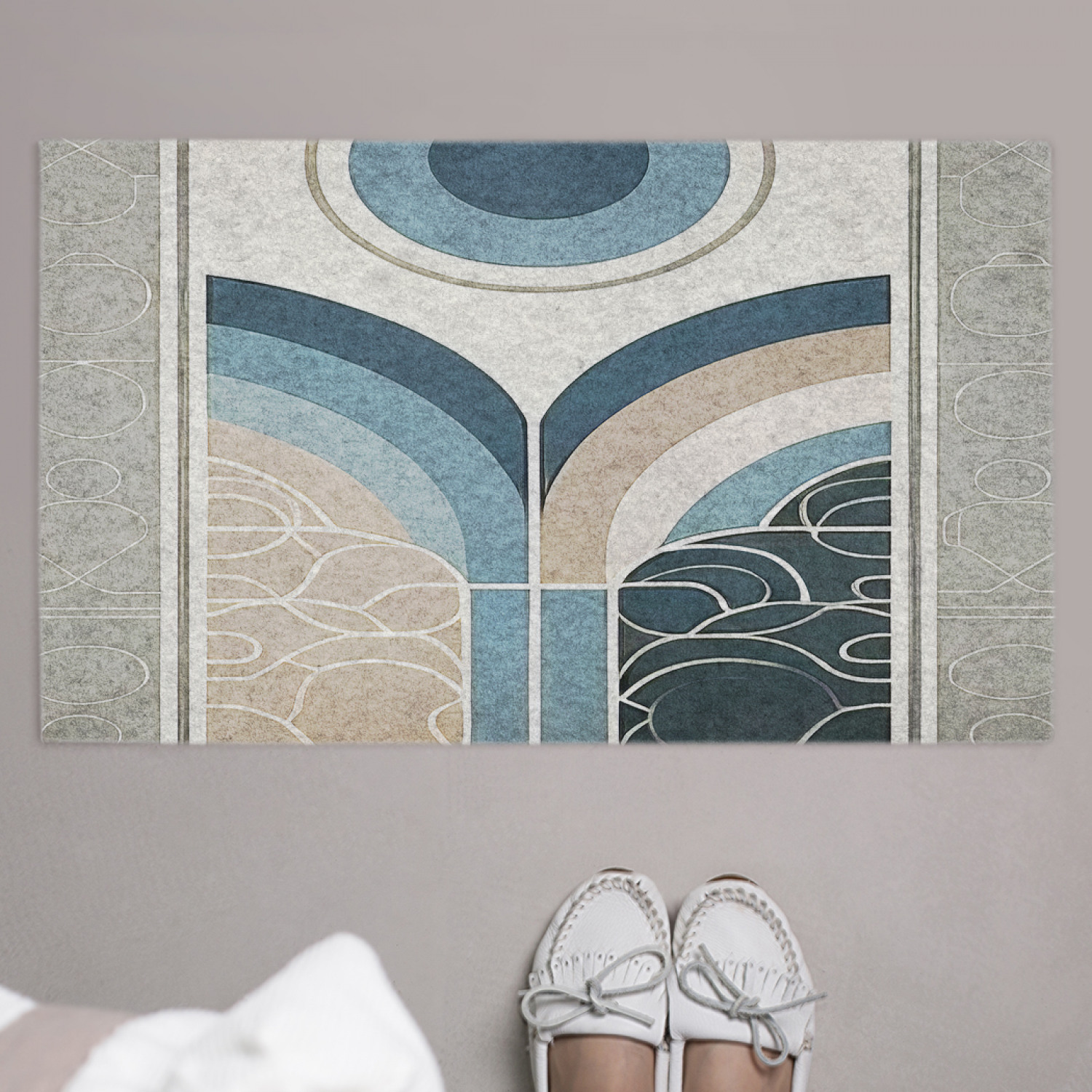 

Коврик придверный JoyArty Узорчатое полотно, door_sd2796