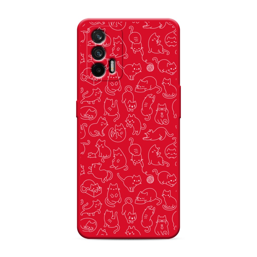 

Чехол Awog на Realme GT/Q3 Pro "Шкодливые котики", Разноцветный, 256353-1