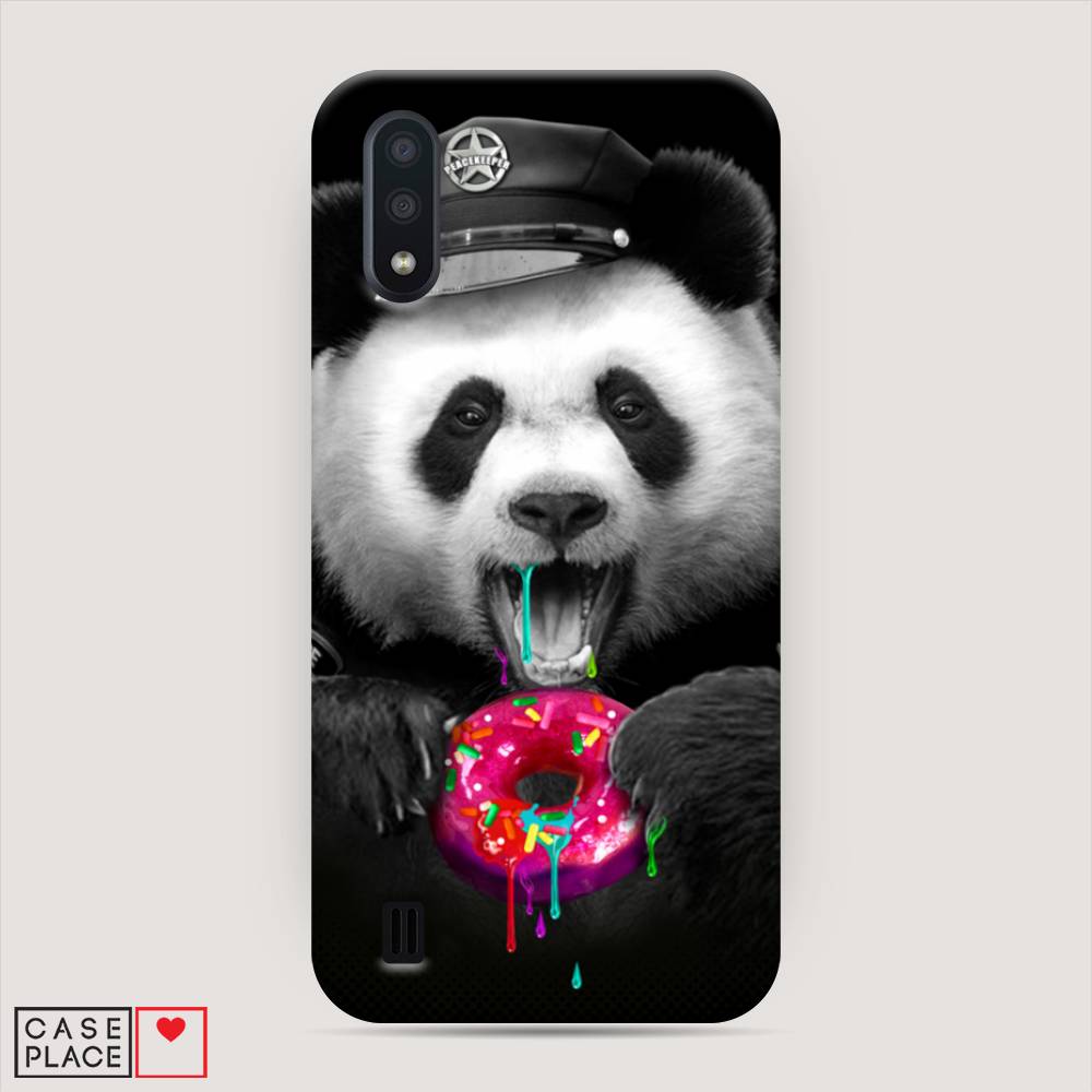 

Пластиковый чехол "Панда police" на Samsung Galaxy A01