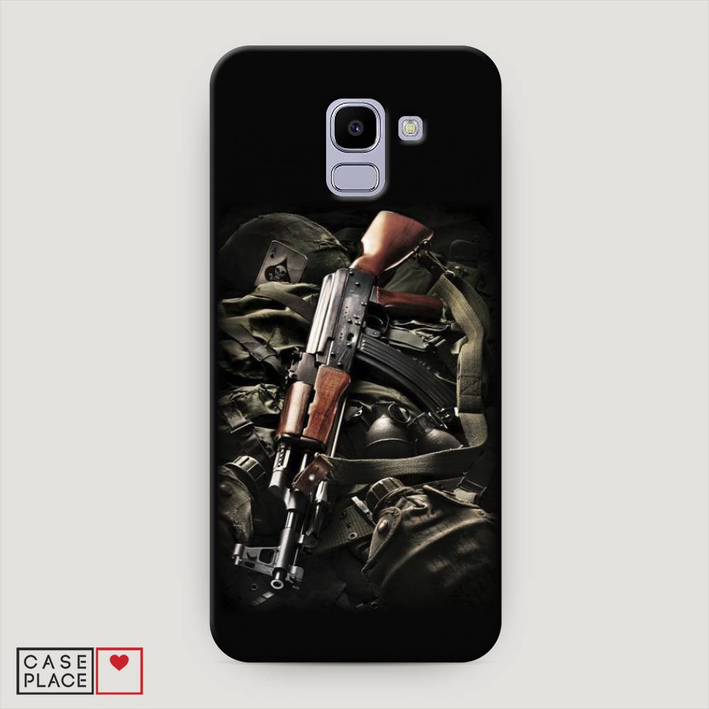 фото Чехол awog "автомат" для samsung galaxy j6 2018