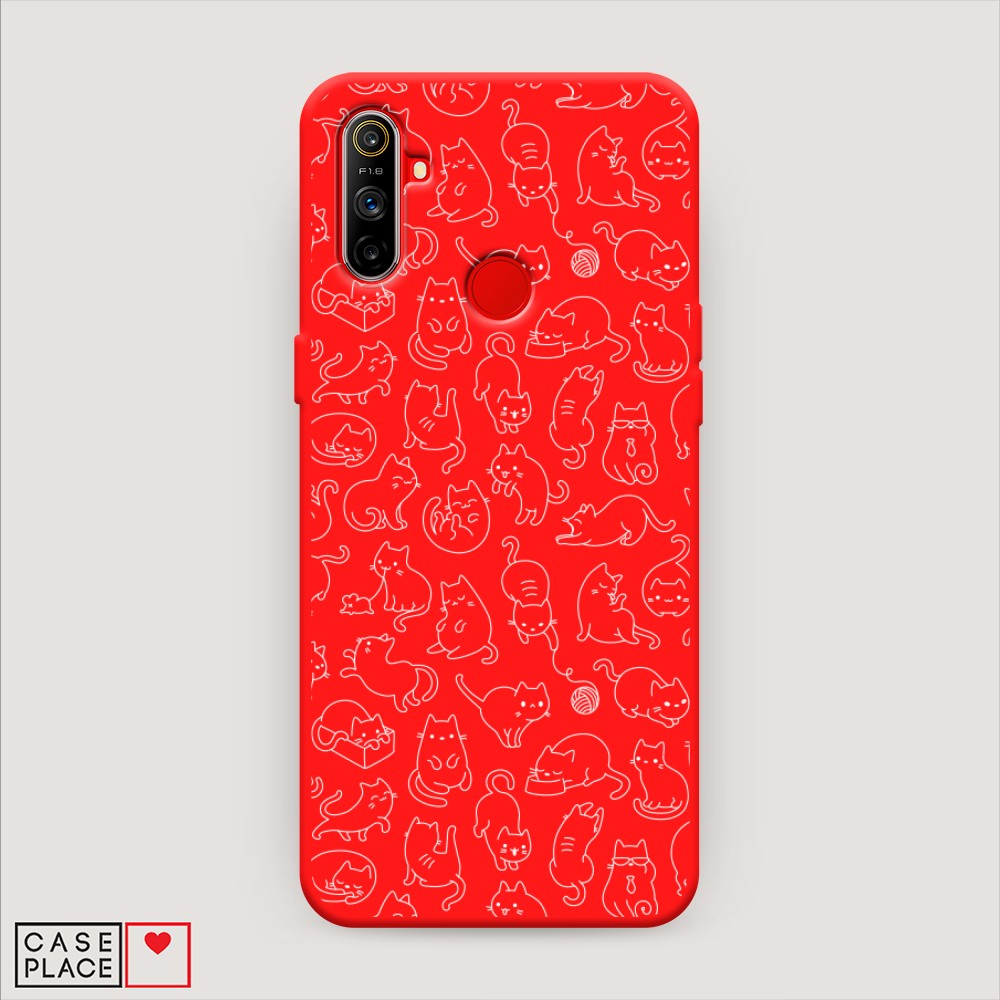 

Чехол Awog на Realme C3 "Шкодливые котики", Разноцветный, 253053-1