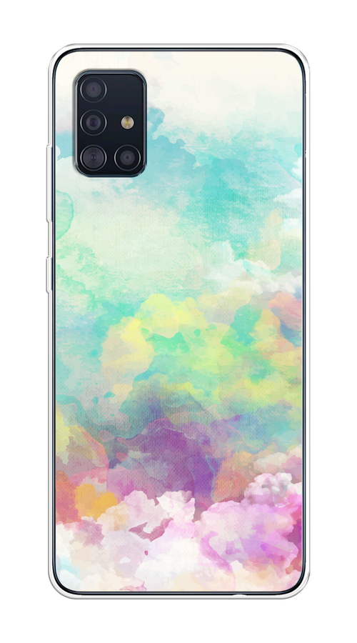 

Чехол на Samsung Galaxy A51 "Воздушное небо", Белый;голубой;розовый;желтый, 28950-1