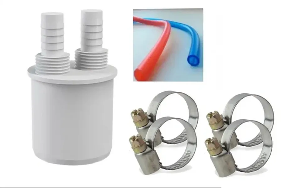 

Комплект (адаптер) для промывки фильтров (для подключения слива) с 2-мя отводами Лик-Лик, Белый, liklik035_С 2-мя отводами_61684