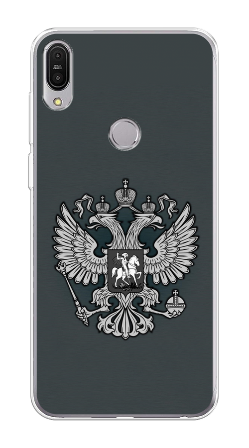 

Чехол Awog на Asus ZenFone Max Pro ZB602KL "Герб России серый", 43550-5