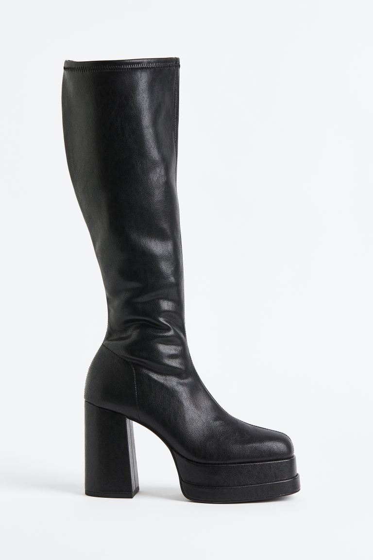 

Сапоги женские H&M 1101171 черные 40 EU (доставка из-за рубежа), 1101171