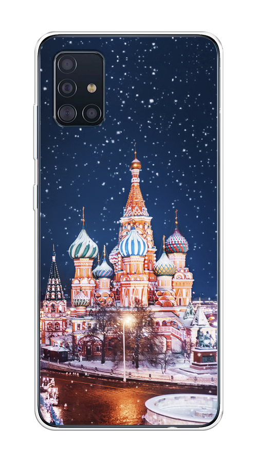 

Чехол на Samsung Galaxy A51 "Москва 1", Коричневый;синий;белый, 28950-1