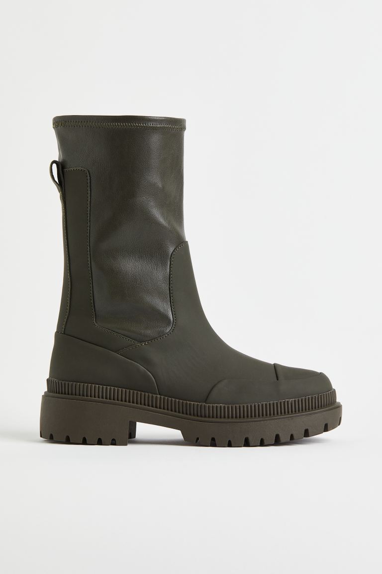 

Полусапоги женские H&M 1101113 зеленые 37 RU (доставка из-за рубежа), 1101113