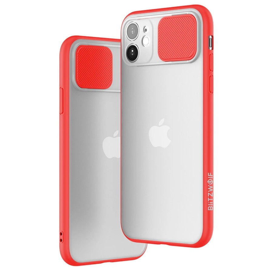 

Чехол BlitzWolf BW-AY2 Protective Case Slide Lens Cover для iPhone 11 Red
