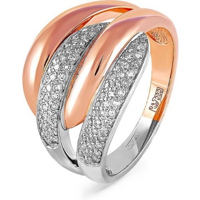 

Кольцо из красного золота с бриллиантом р. 17,5 Kabarovsky 1-0155-1000, 1-0155-1000