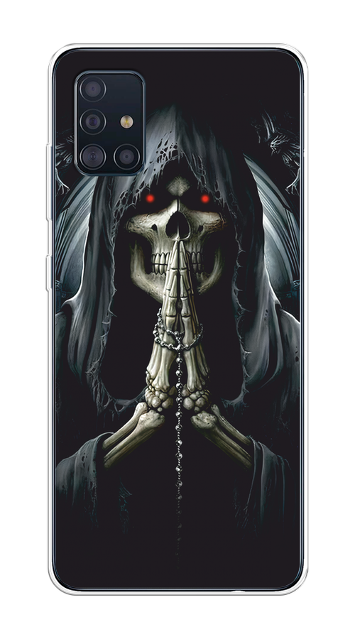 

Чехол на Samsung Galaxy A51 "Молитва", Серый, 28950-1