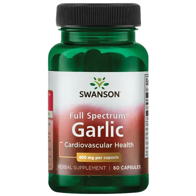 Чеснок Swanson Full Spectrum Garlic 400 мг 60 капсул