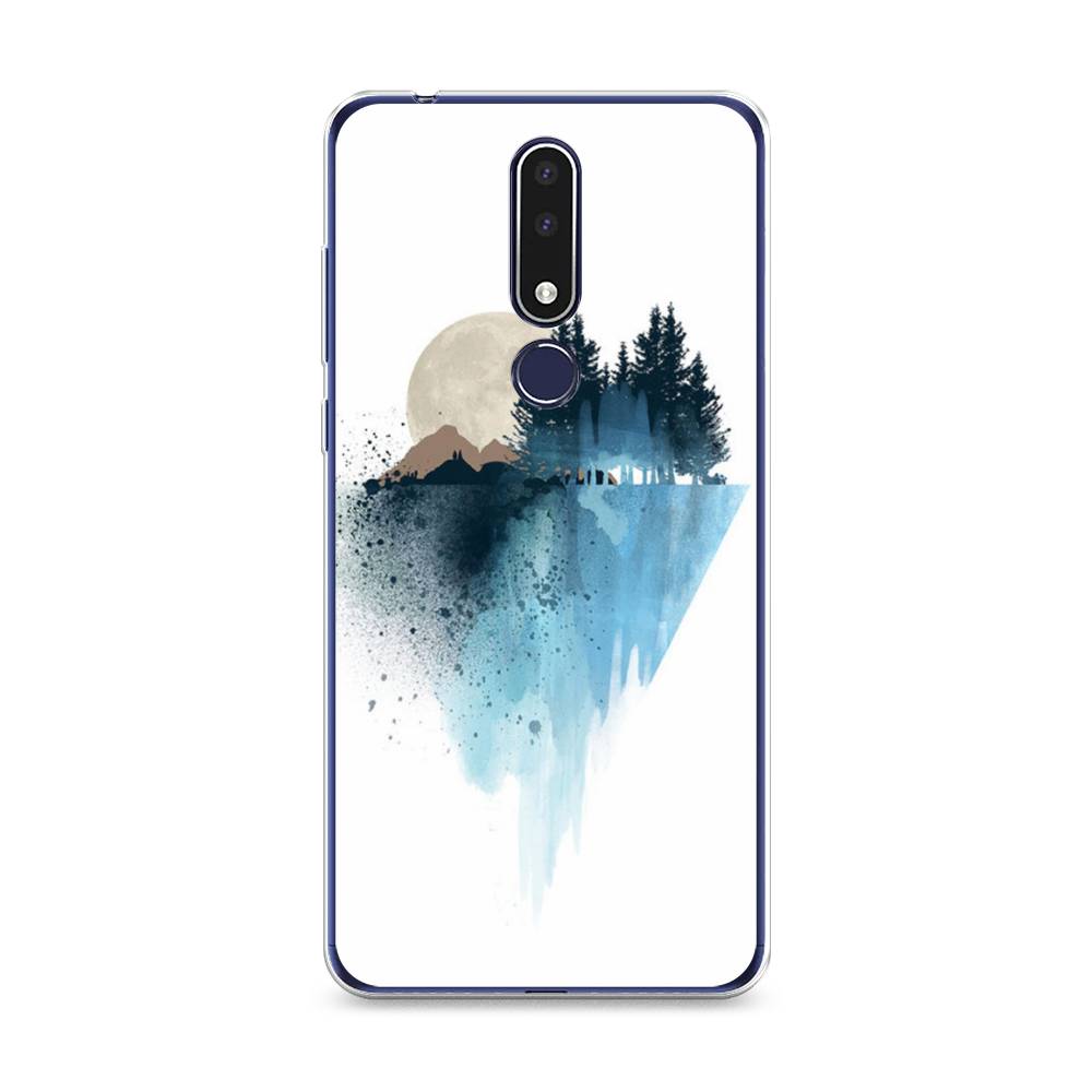 

Чехол Awog на Nokia 3.1 Plus / Нокиа 3.1 Plus "Горы 5", Голубой, 122850-4