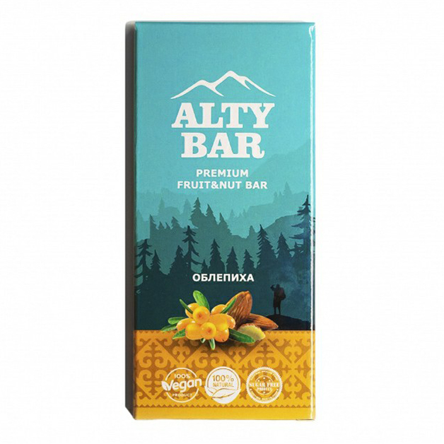 фото Батончик altybar фруктово-ореховый с облепихой 45 г