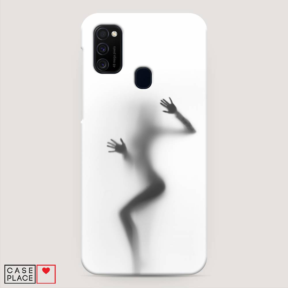 

Пластиковый чехол "Девушка в душе" на Samsung Galaxy M21, 29720-5