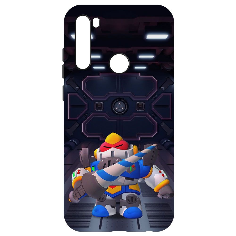 

Чехол-накладка Krutoff Brawl Stars - Паладин Вольт-Меха для Xiaomi Redmi Note 8T, Черный