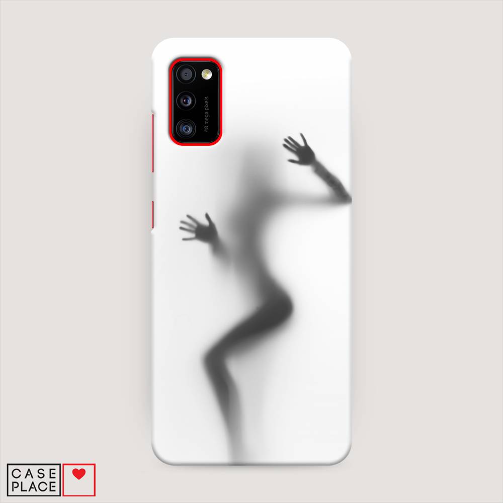 

Пластиковый чехол "Девушка в душе" на Samsung Galaxy A41