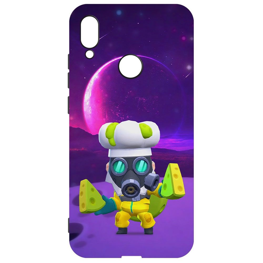 

Чехол-накладка Krutoff Brawl Stars - Майк с плесенью для Xiaomi Redmi Note 7, Черный